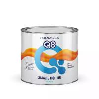 Эмаль ПФ-115 алкидная Formula Q8, глянцевая, 1,9 кг, терракотовая