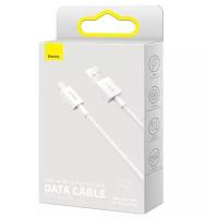 Data кабель USB Baseus CAMYS-02, Micro, 2A, 1м, белый