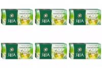 Чай зеленый в пакетиках для чашки Принцесса Ява Нежный жасмин, 25*2 г (комплект 6 шт.) 6002137