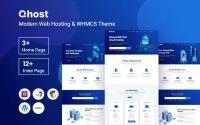 Шаблон Wordpress Qhost - Modern Web Hosting & WHMCS Тема WordPress
