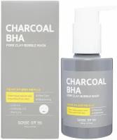 Some By Mi, Кислородная маска от черных точек - Charcoal BHA Pore Clay Bubble Mask