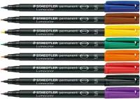 Маркер перманент STAEDTLER Lumocolor S, 0,4мм, синий