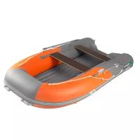 Надувная лодка GLADIATOR E380S оранжево-темно-серый