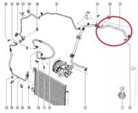 Трубка кондиционера Renault Logan II Sandero II