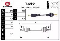 EAI GROUP T39101 T39101_привод левый! 575mm\ Citroen C15, Peugeot 205 1.0-1.4 MA 87>