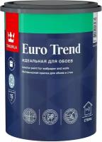 Краска для обоев и стен Tikkurila Euro Trend матовая база А 0,9 л