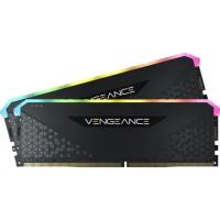 Оперативная память CORSAIR DDR4 16GB (2x8Gb) 3200MHz pc-25600 Vengeance RGB RS Black CL16 (CMG16GX4M2E3200C16)