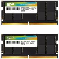 Модуль памяти Silicon Power 64GB 4800МГц DDR5 CL40 SODIMM (KIT of 2) 2Gx8 DR