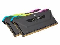 Модуль памяти DDR4 Corsair Vengeance RGB Pro SL 32Gb (2x16Gb) 3600MHz CL18 (18-22-22-42) 1.35V / for AMD Ryzen / CMH32GX4M2Z3600C18 / Black CMH32GX4M2Z3600C18