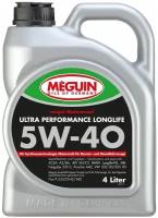 Моторное синтетическое масло Meguin Ultra Performance Longlife 5W-40, 4 л