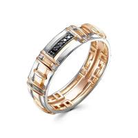 Обручальное кольцо из комбинированного золота с бриллиантами яхонт Ювелирный Арт. 255663