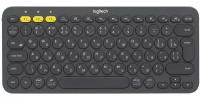 Клавиатура беспроводная Logitech K380 Bluetooth серый 920-007584