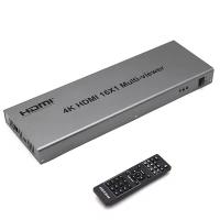 HDMI Multi-Viewer Мультививер-Переключатель 16 входов 1 выход Pro-HD