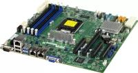 Материнская плата Supermicro X11SSM-F S1151 Intel, iC236, 4 DDR4 ECC, 2*PCI-Ex8 + 1*PCI-Ex4, SATA + RAID, IPMI 2.0, 2*GLAN, mATX (OEM)