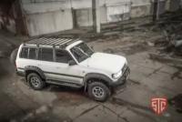 Багажник экспедиционный STC Toyota Land Cruiser 80 шторка дальний свет