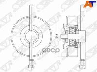 Ролик Приводного Ремня Кондиционера Infiniti Fx35/Nissan Elgrand/Skyline 3,3/3,5 Sat арт. ST-11925-4W000