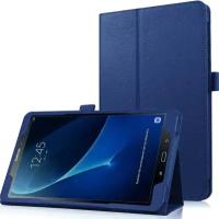 Чехол-обложка MyPads для Asus MeMO Pad FHD 10 ME302KL синий с визитницей и держателем для руки синий натуральная кожа