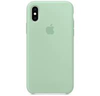 Мятный силиконовый чехол для iPhone XS Max Silicone Case