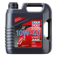 Моторное масло 4-х тактное Liqui Moly Motorbike 4T Synth Street Race 10W-40 4 л