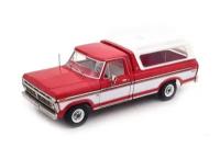 FORD F-100 PICK-UP DELUXE BOX COVER 1975 APPLE RED WITH WHITE / форд F-100 пикап DELUXE крышка коробки 1975 APPLE красный С белым