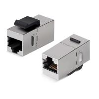 Cabeus CA-KJ-8p8c-C6-SH Проходной адаптер формата Keystone, RJ45-RJ45 (8p8c), категория 6, экранированный