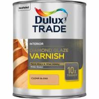 Dulux DIAMOND GLAZE однокомпонентный лак на водной основе, суперпрочность, глянцевый 1л 5083002