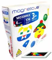 Magneticus Магнетикус Мозаика магнитная 6 цветов 30 этюдов 174 элемента с 3 лет