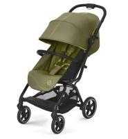 Cybex Eezy S+ 2 Коляска прогулочная, рама Black, Nature Green с дождевиком и бампером