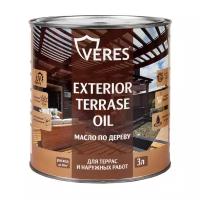 Масло для дерева Veres Exterior Terrase Oil, 3 л, сосна