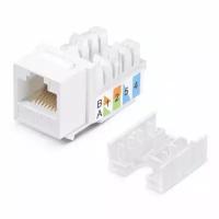 Модуль WRline (WR-KJ-RJ45-C5E-90) информ. KeystoneRJ45 1 кат.5E UTP бел. (упак.:1шт)