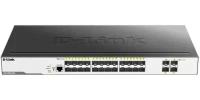 Коммутатор D-Link DGS-3000-28XS DGS-3000-28XS/B1A 24SFP 4SFP+ управляемый