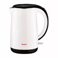 Электрические чайники Tefal Чайник электрический Tefal KO260130, пластик, 1.7 л, 2150 Вт, бело-черный