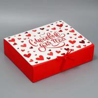Коробка подарочная "Люблю", 31 x 24.5 x 8 см