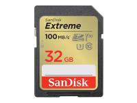 Карта памяти 32Gb - SanDisk Extreme SD UHS-I SDSDXVT-032G-GNCIN