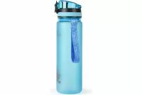 Бутылка для воды BAROUGE ACTIVE LIFE с нескользящим покрытием BP-915/100 600 мл/голубой/бутылка