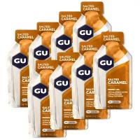 Гель питьевой GU ENERGY GU ORIGINAL ENERGY GEL 20mg caffeine 8 стика x 32 г, Соленая карамель