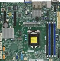 MB Single socket H4 (LGA 1151)/Up to 64GB/1 PCI-E 3.0 x8, 1 PCI-E 3.0 x2/Dual 10GBase-T LAN/8 SATA3 (6Gbps)/2 SuperDOM