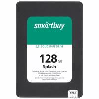 Твердотельный накопитель SSD SMARTBUY Splash 128GB, 2,5", SATA III, черный, SBSSD-128GT-MX902-25S3, 513605