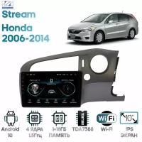 Штатная магнитола Wide Media Honda Stream 2006 - 2014 / Android 9, 10 дюймов, WiFi, 1/32GB, 4 ядра