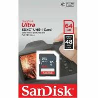 SanDisk 64Gb SDXC Ultra 48Mb/s UHS-I