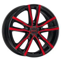 Колесный диск Mak Milano 6.5x16/5x112 D76 ET45 BLACK AND RED