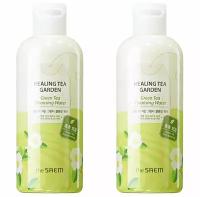 The Saem Vegan Средство для снятия макияжа Healing Tea Garden Green Tea Cleansing Water, 300 мл, 2 шт