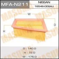 MASUMA MFA-N211 (1654600QAU / 7701045724 / 8200431051) фильтр воздушный 175x140x72\ Renault (Рено) logan / sandero / duster 1.6 16v