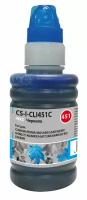 Чернила CACTUS CS-CLI-451C голубой 100мл для Canon Pixma iP6840/iP7240/iP8740/iX6840/MG5440