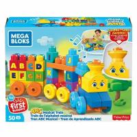 Конструктор блочный Mega Bloks Обучающий поезд Алфавит