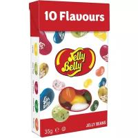 Драже Jelly Belly ассорти 10 вкусов картонная коробка 35 грамм