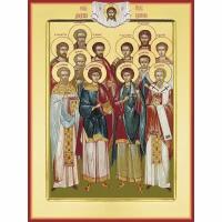 Икона Собор 12-ти святых целителей, арт PKI-СВ-70