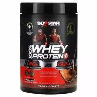 Six Star, Elite Series, 100% Whey Protein Plus, Triple Chocolate, 1.82 lbs (826 g)