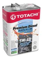 TOTACHI Totachi Premium Diesel 5W40 (4L)_Масло Моторн.! Синтapi Cj-4/Sn, Acea E9, Mb 228.31, Man M3275