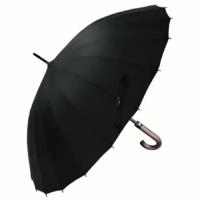 Зонт трость "Large umbrella" 24 спицы, купол 104 см с деревянной ручкой, a0029/700